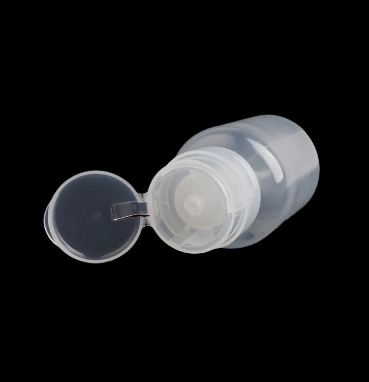 6.7 oz/200 ML Pump Dispenser Bottle Push Down Pump Dispenser Bottle for Nail Polish Remover Alcohol Makeup Remover Liquid