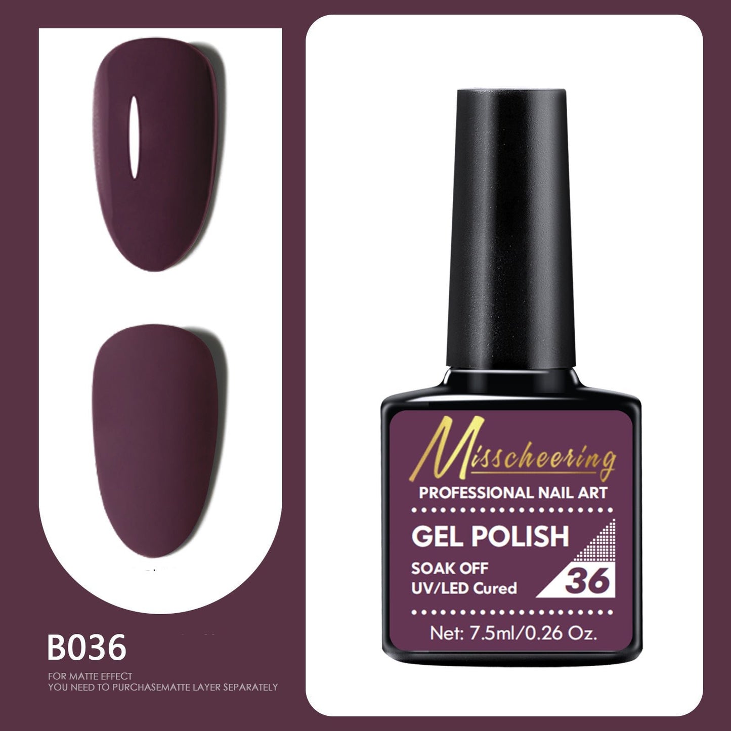 Professional Gel Nail Polish of 66 different color