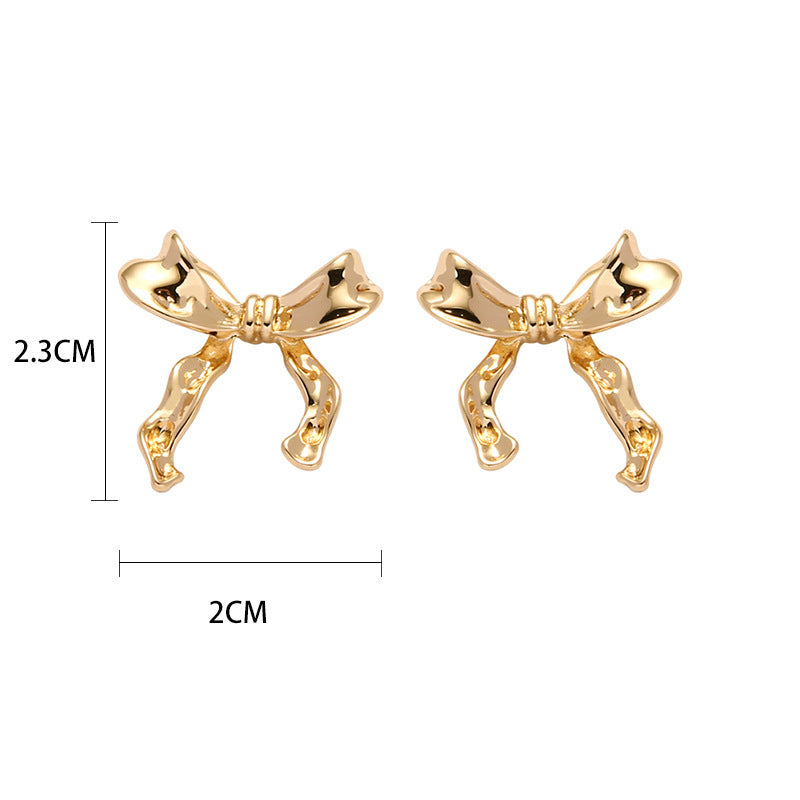 (Stainless)Elegant Butterfly Bow Earrings