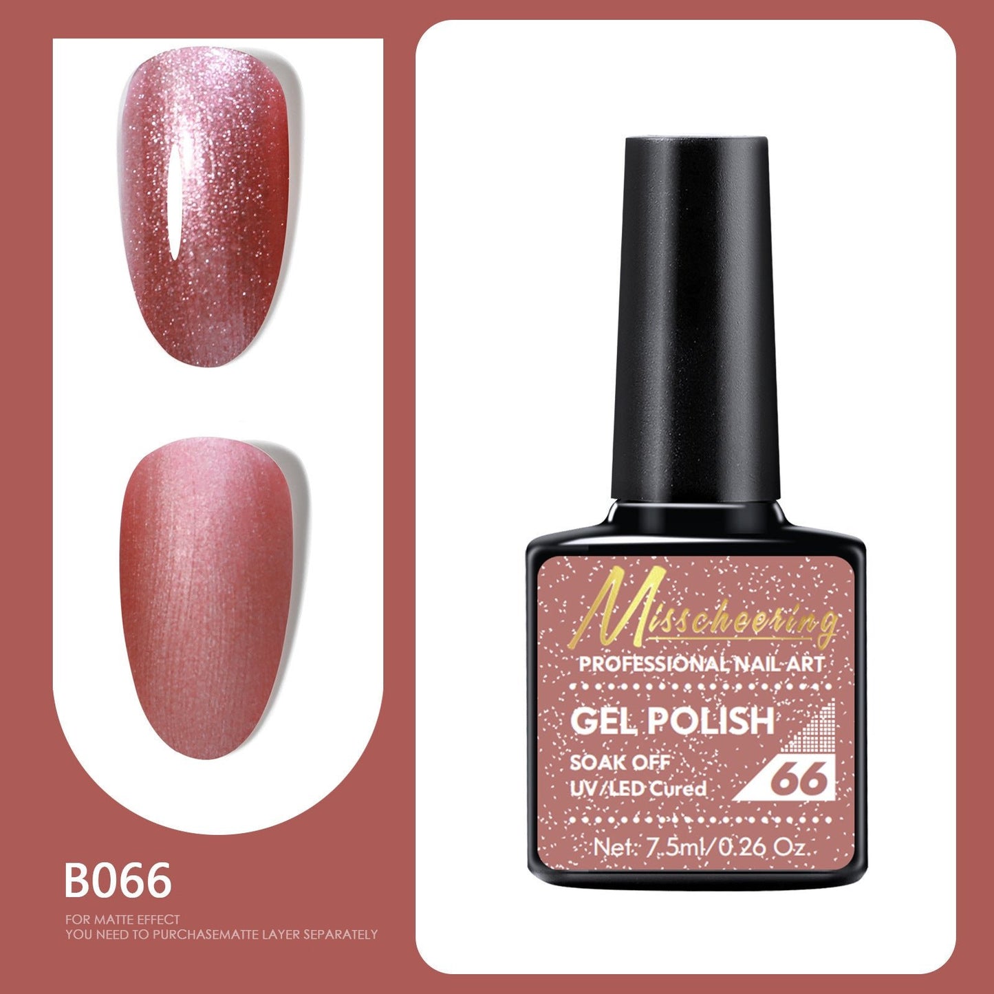 Professional Gel Nail Polish of 66 different color