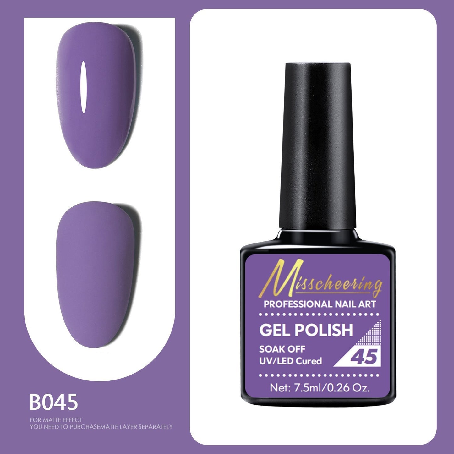 Professional Gel Nail Polish of 66 different color