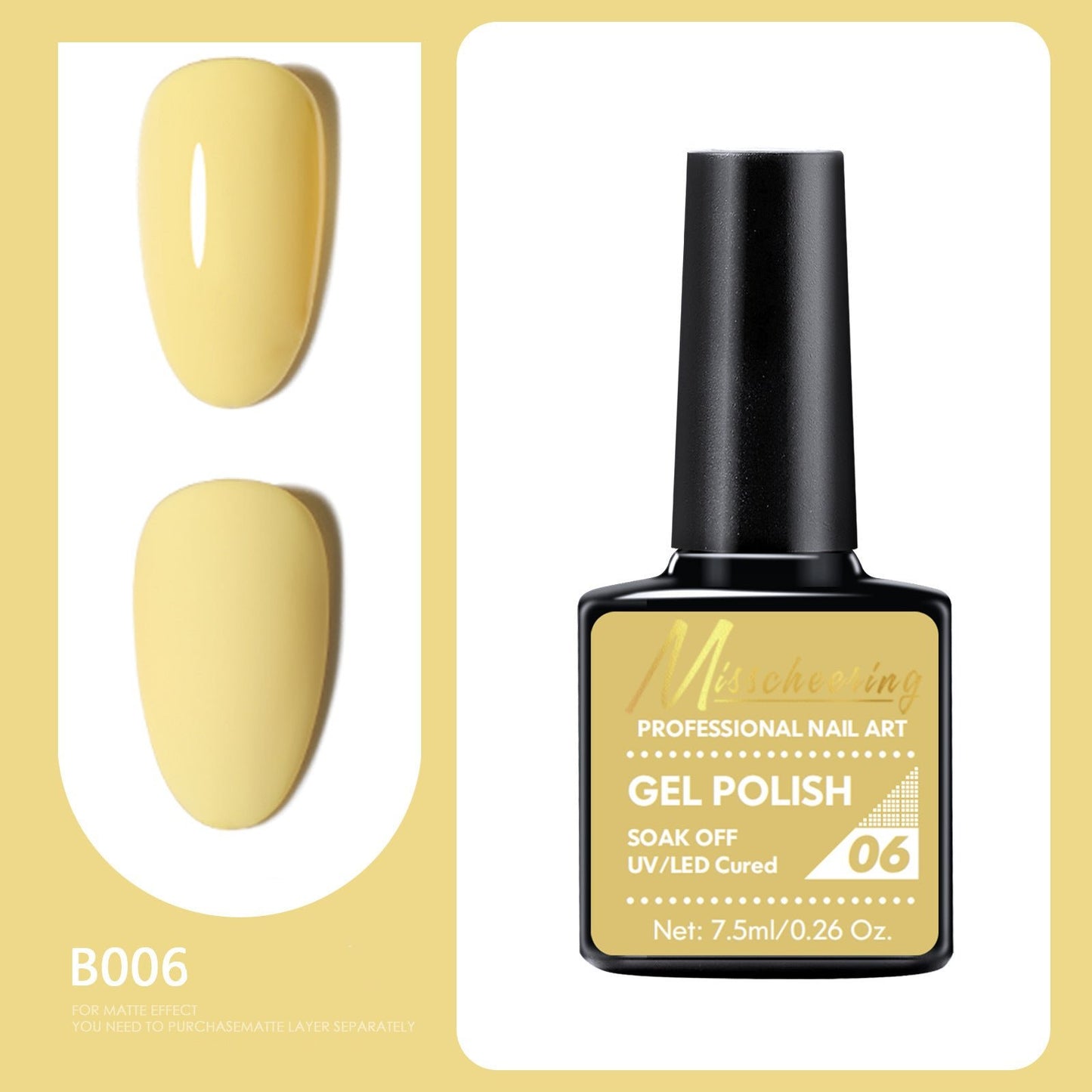 Professional Gel Nail Polish of 66 different color