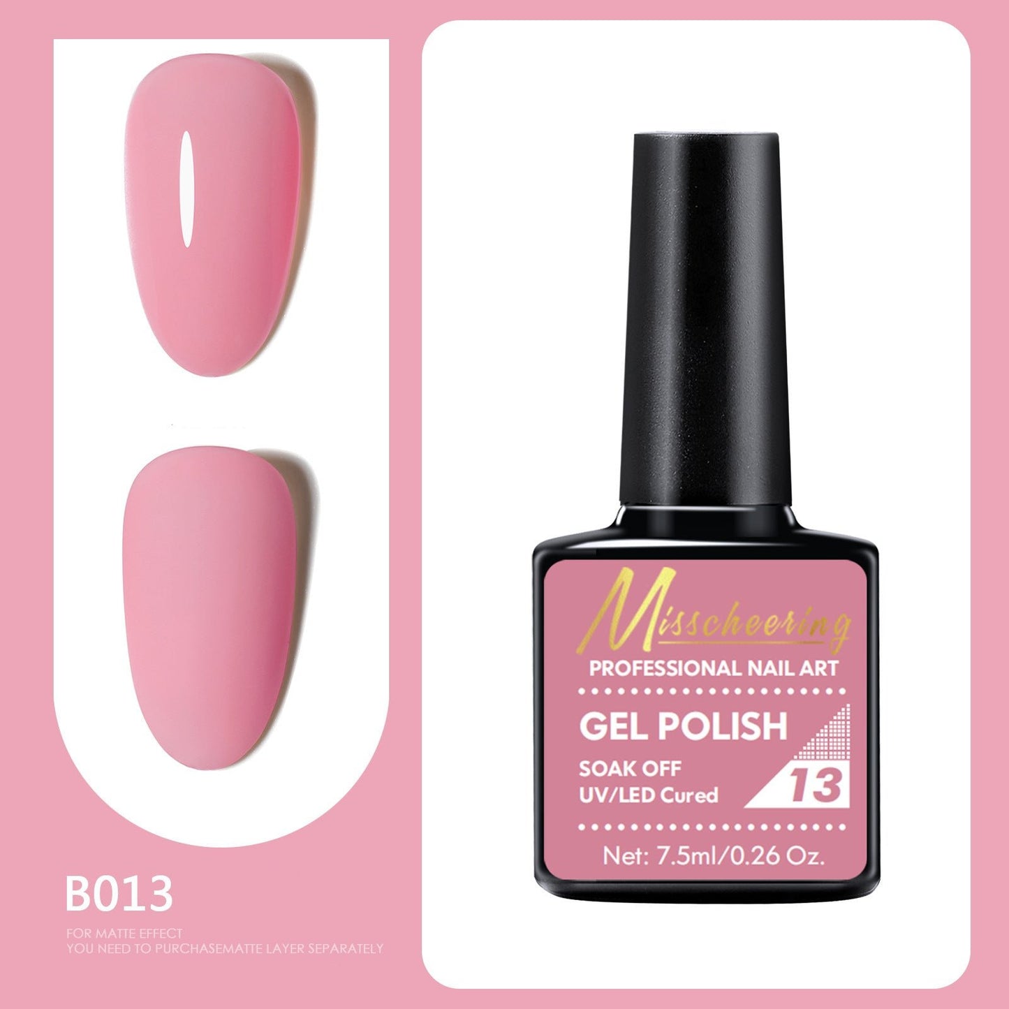 Professional Gel Nail Polish of 66 different color