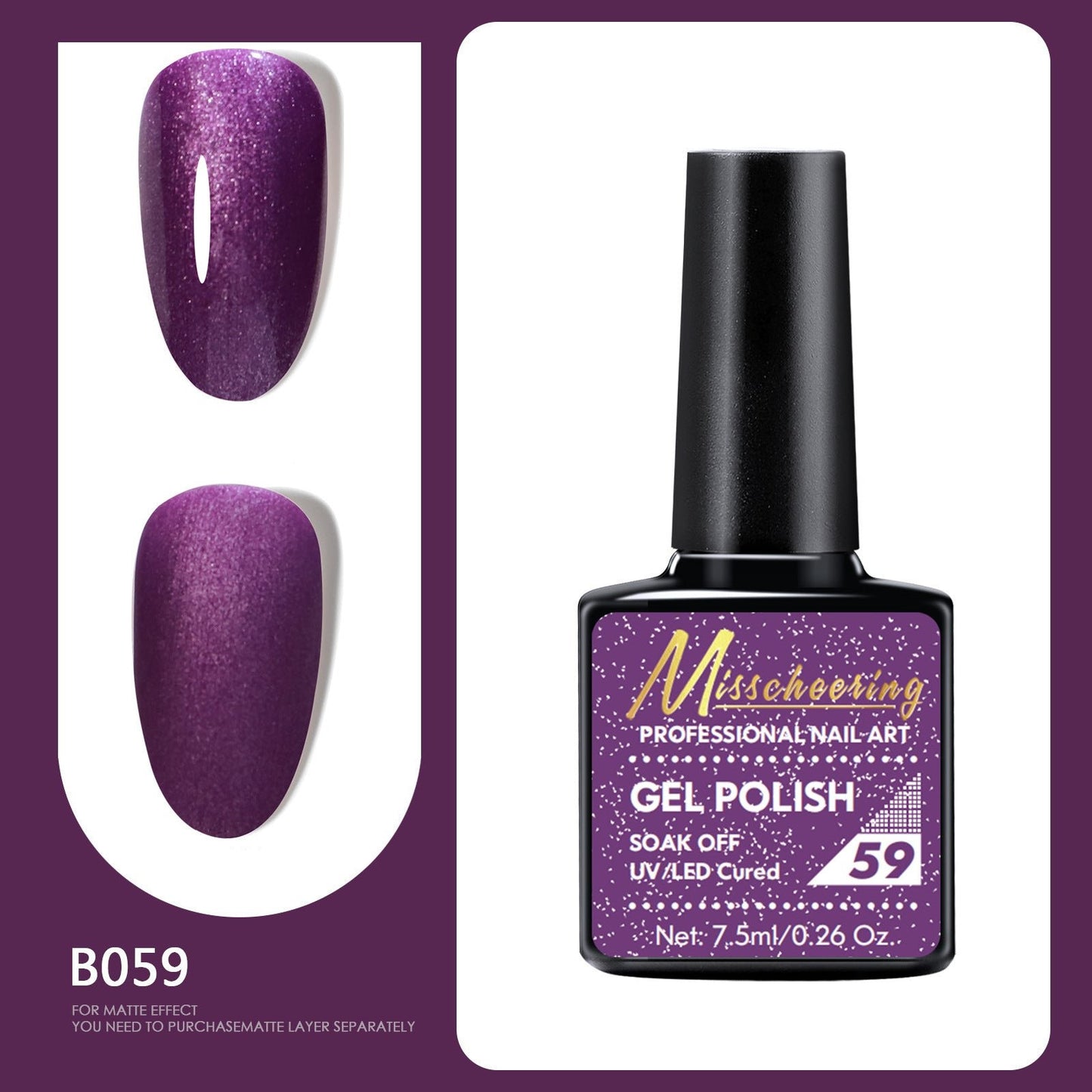 Professional Gel Nail Polish of 66 different color