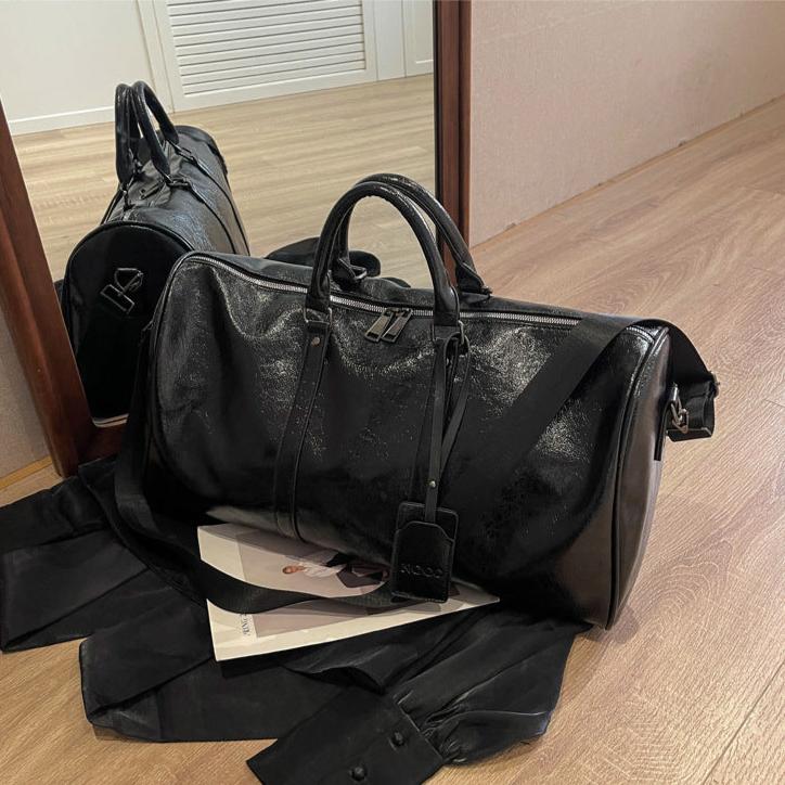 Metallic Silver Travel Duffel Bag – Sleek, Spacious, and Perfect for Every Journey