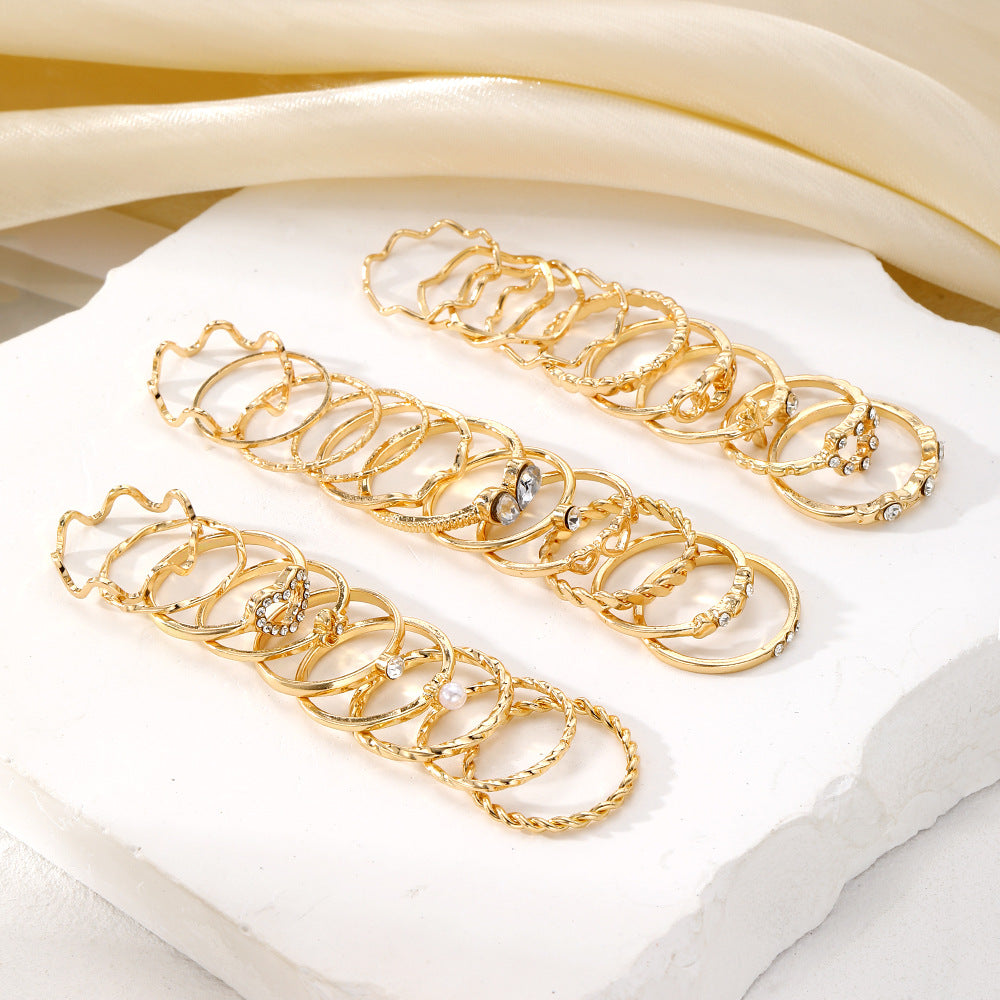(Stainless)Set of 28 Rings