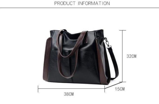 Urban Chic PU Leather Shoulder Bag: Style Meets Functionality