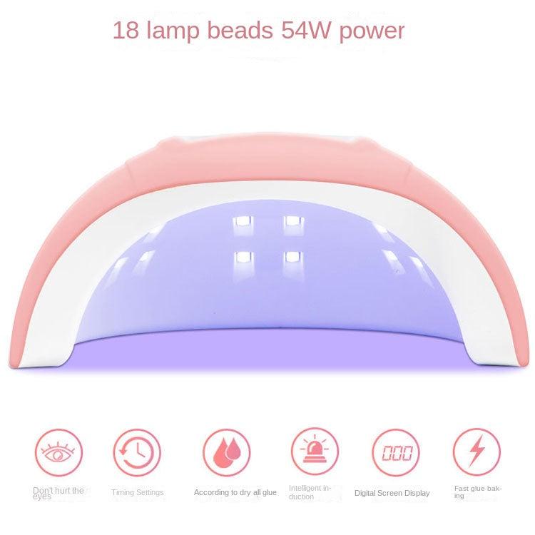 UV LED Nail Lamp, 54W UV Light for Gel Nails with Automatic Sensor/3 Timer Setting Professional Nail Dryer Gel Polish Curing Lamp Nail Art Tools