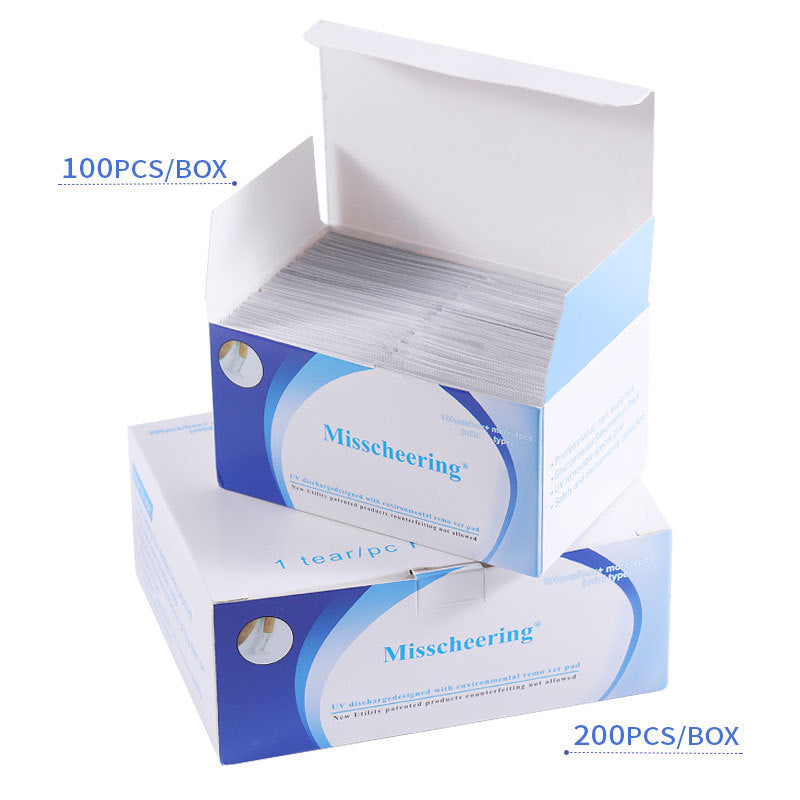 Nail Polish Remover Pads Sets Gel Polish Removal Wraps (50/100/200PCS)