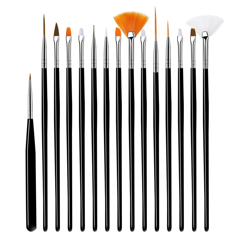 15PCS Nail Art Brushes Sets