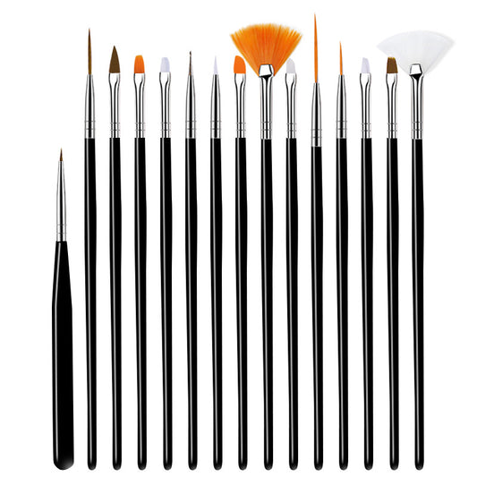15PCS Nail Art Brushes Sets