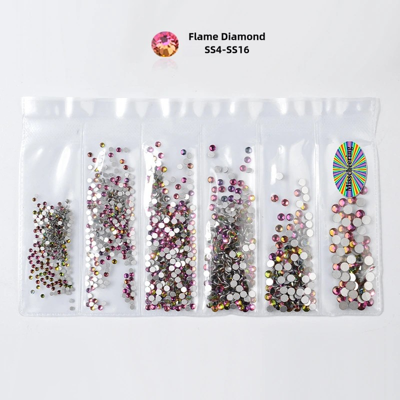 Dazzling Multi-Size & Multi-Color Nail Art Rhinestones - Shine in Every Detail