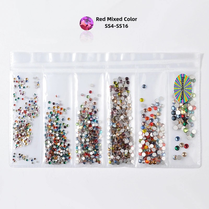Dazzling Multi-Size & Multi-Color Nail Art Rhinestones - Shine in Every Detail