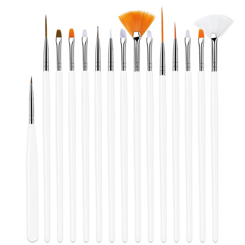 15PCS Nail Art Brushes Sets