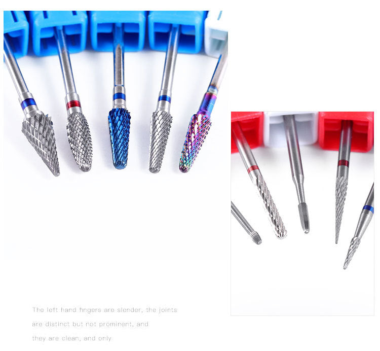 20 different Professional Tungsten Carbide Nail Drill Bits – Perfect for Advanced Nail Art Creations