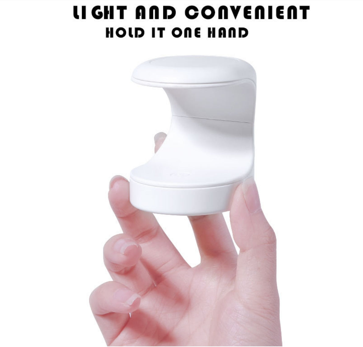 Mini UV Light for Gel Nails, LED Nail Lamp, USB Nail Dryer for Fast Curing