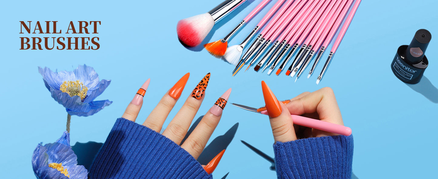 15PCS Nail Art Brushes Sets