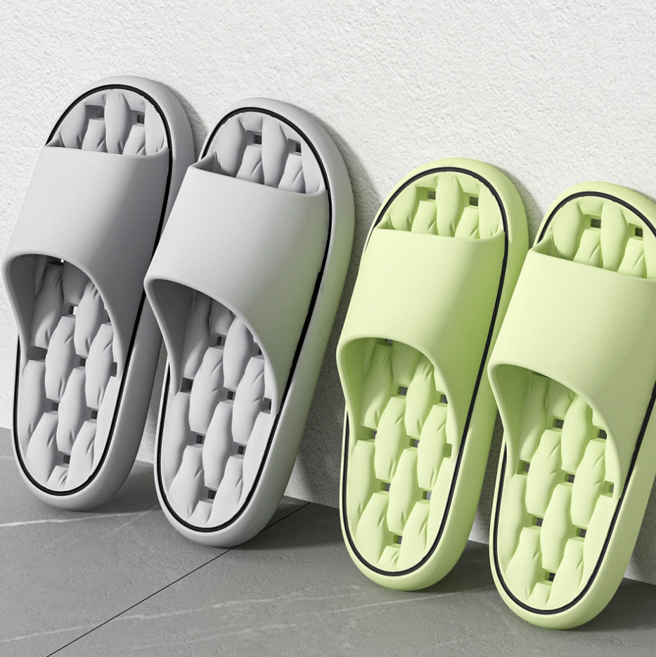 Cloud Slippers for Women and Men, Pillow House Slippers Shower Shoes Indoor Slides Bathroom Sandals, Ultimate Comfort, Lightweight, Thick Sole, Non-Slip, Easy to Clean