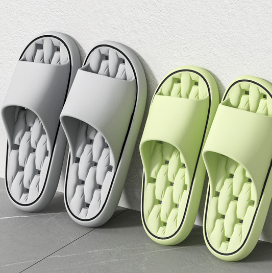 Cloud Slippers for Women and Men, Pillow House Slippers Shower Shoes Indoor Slides Bathroom Sandals, Ultimate Comfort, Lightweight, Thick Sole, Non-Slip, Easy to Clean