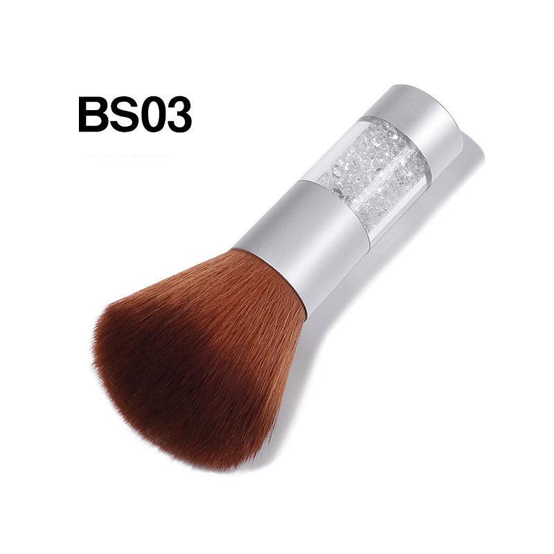 Nail Dust Brushes for Acrylic Nails, Soft Kabuki Nail Art Dust Powder Remover Brushes