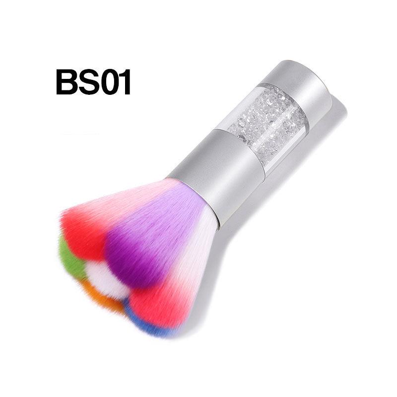 Nail Dust Brushes for Acrylic Nails, Soft Kabuki Nail Art Dust Powder Remover Brushes