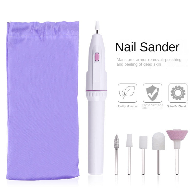 Portable Electric Nail Drill with 5PCS Nail Drill Bits