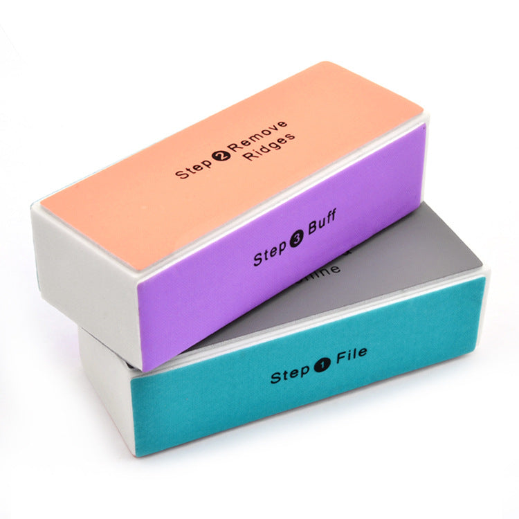 4 Way Nail Buffer Block (6 pcs), Nail Shine Buffers Blocks Files for Natural and Acrylic Nails Smoother Buffing Block Polisher Fingernail File Buffer 120/240/600/3000 Grit for Buffing Shinning