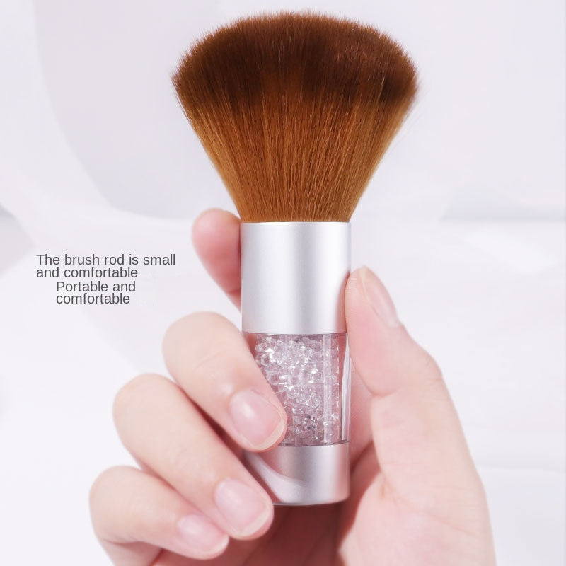 Nail Dust Brushes for Acrylic Nails, Soft Kabuki Nail Art Dust Powder Remover Brushes