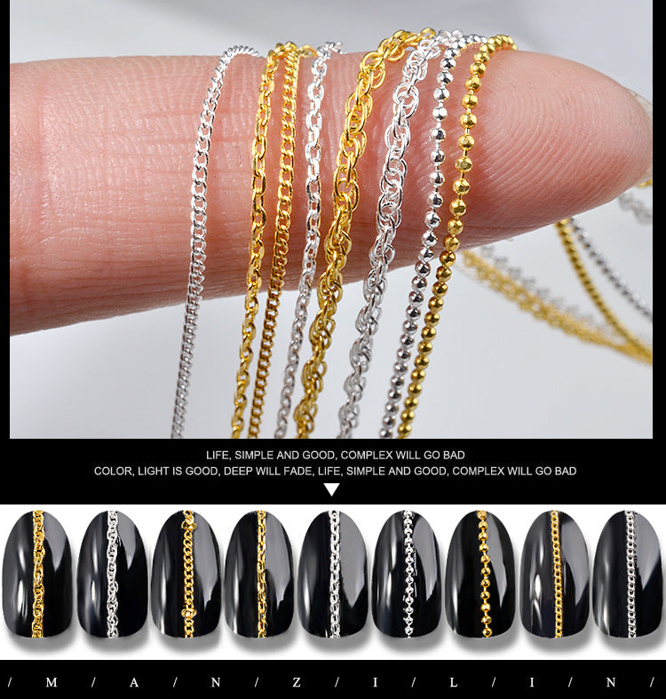 Chain Accessories Series for Nail Art