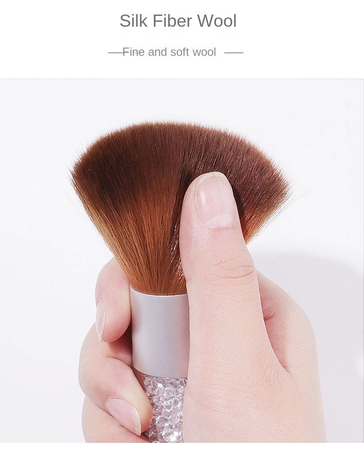 Nail Dust Brushes for Acrylic Nails, Soft Kabuki Nail Art Dust Powder Remover Brushes