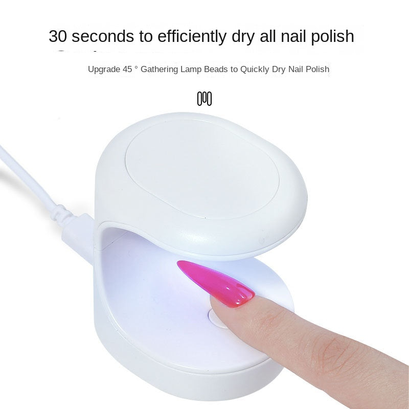Mini UV Light for Gel Nails, LED Nail Lamp, USB Nail Dryer for Fast Curing