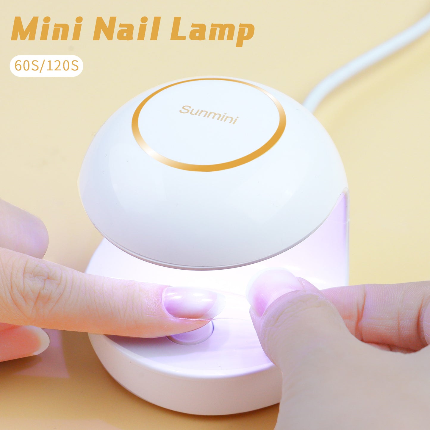 18W Mini UV Light for Nails, UV Nail Lamp, Nail Light for Gel Nails with 2 Timers for Fast Nail Extension, LED Nail Lamp, Portable USB Nail Dryer