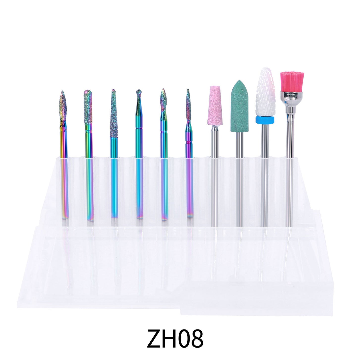 10pcs Tungsten Carbide Nail Bits for Nail Drill Bits Sets (10 different Sets)