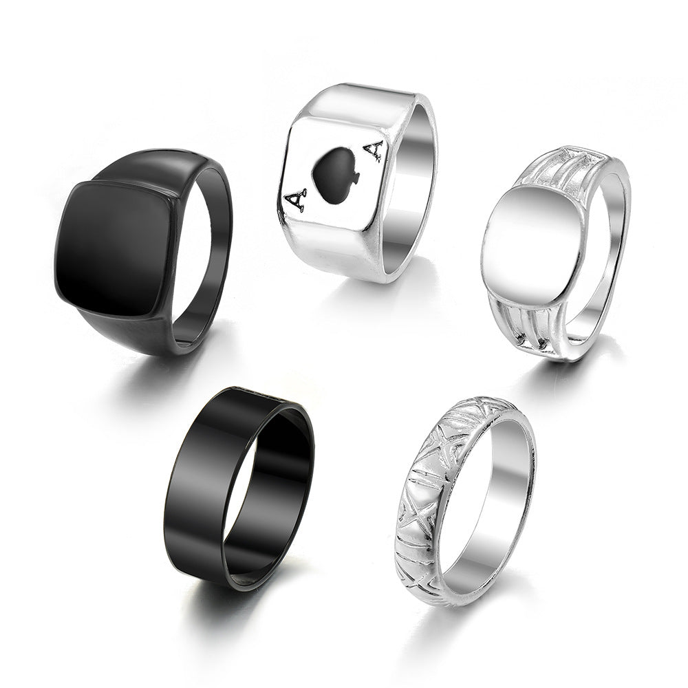 (Stainless)Set of Rings (4-7 rings in a set)
