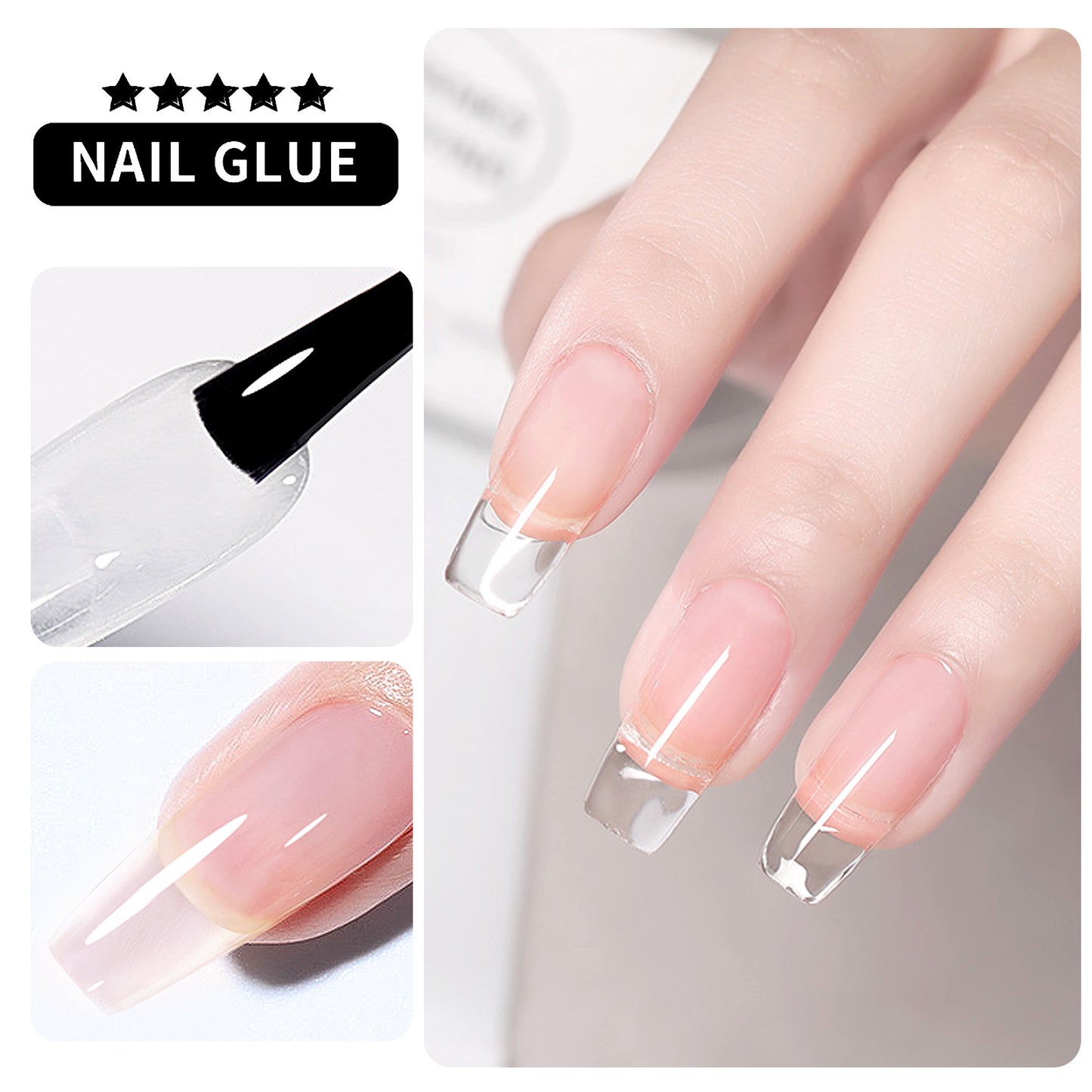 5 in 1, Nail Base Gel, Top Gel, Extension Gel (Builder Gel), Reinforcing gel, Strengthener Hard Gel in ONE Bottle