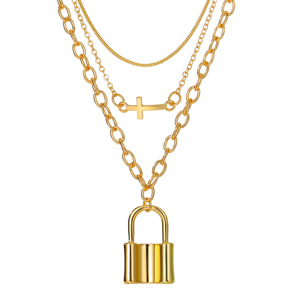 (Stainless)Divine Grace Layered Cross Necklace (21 different designs)