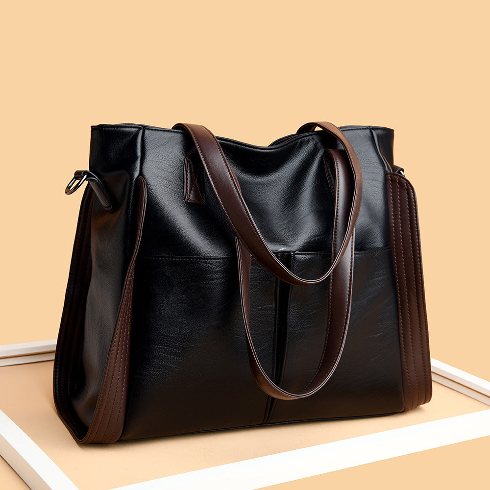 Urban Chic PU Leather Shoulder Bag: Style Meets Functionality