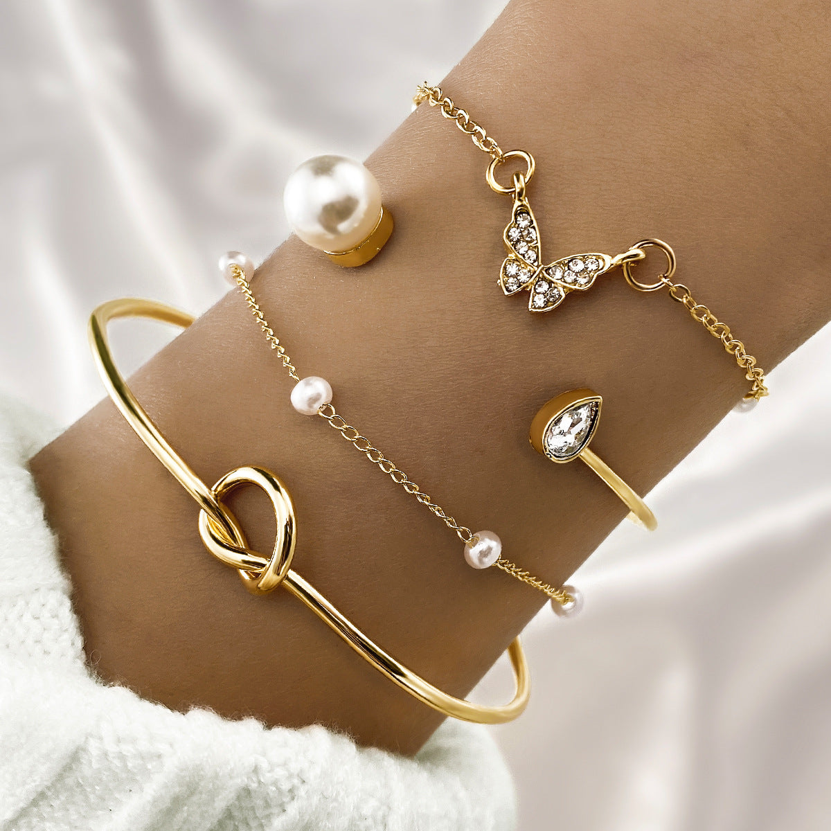 (Stainless)Set of 4 Bracelets (14 different sets)