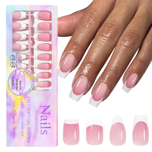 15 Different Nail Tips (150 PCS, 14 different sizes)