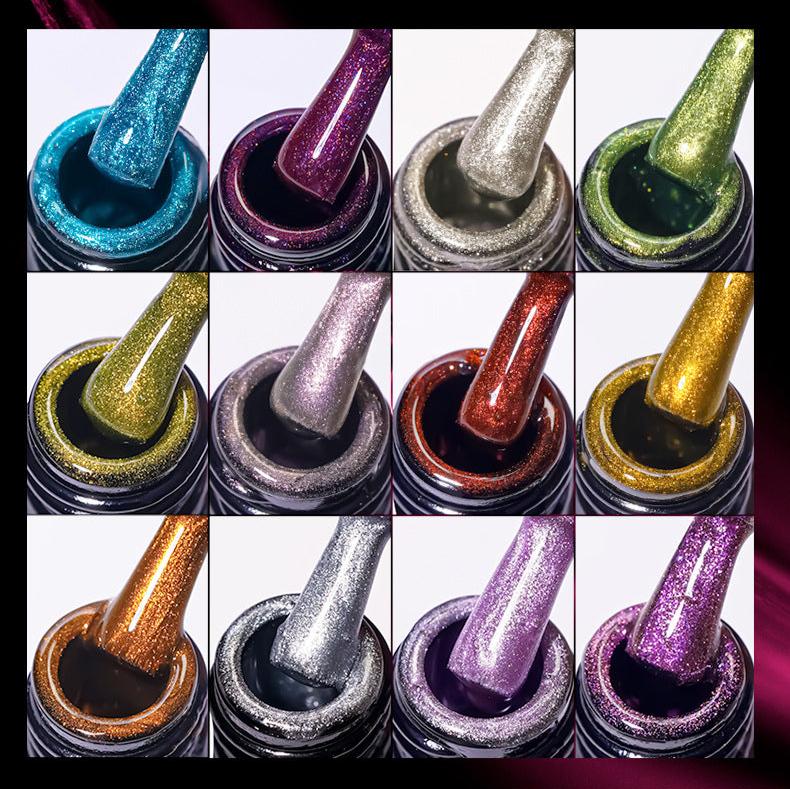 Cat Eye Gel Nail Polish Set 12 Colors