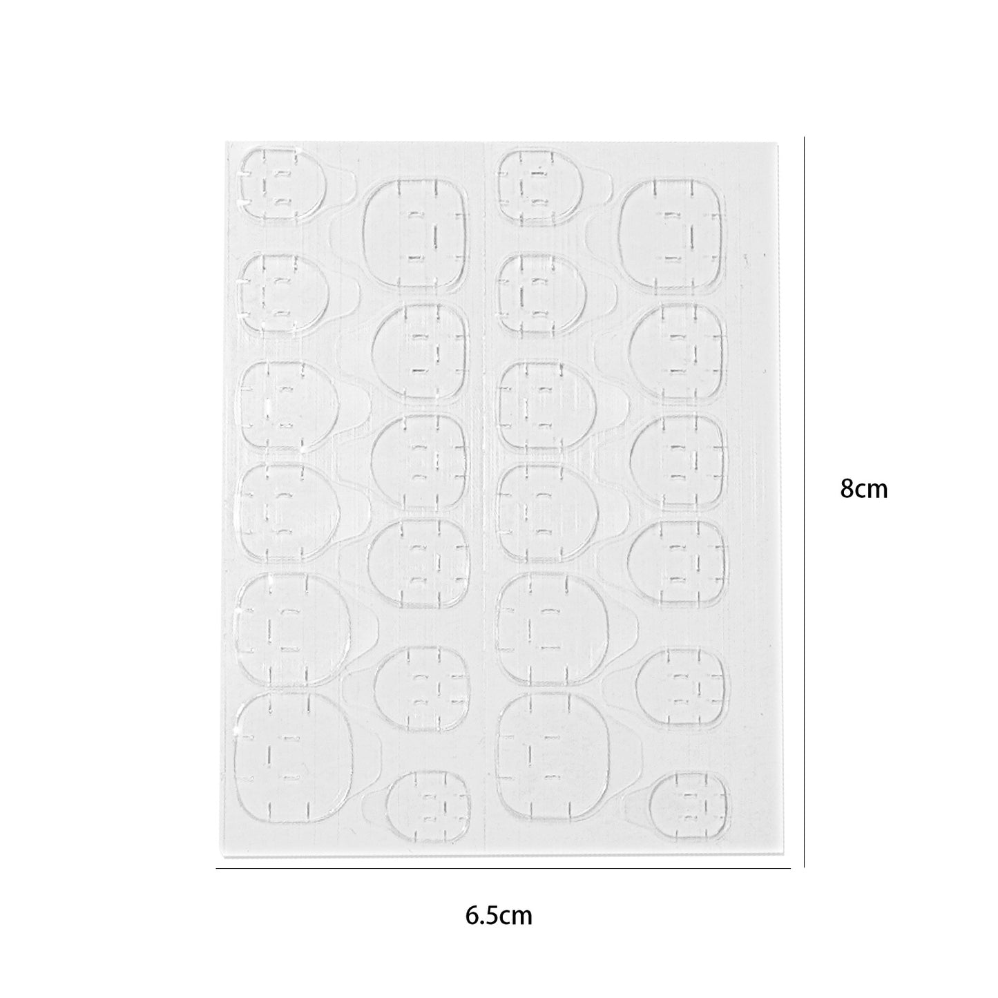 Strong Nail Glue Stickers for Press Ons Nails Waterproof Breathable Jelly Double Sided Adhesive Nail Tabs 10 Sheets（240 pcs）