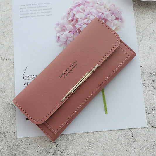 Sleek and Chic Forever Young PU Leather Wallet