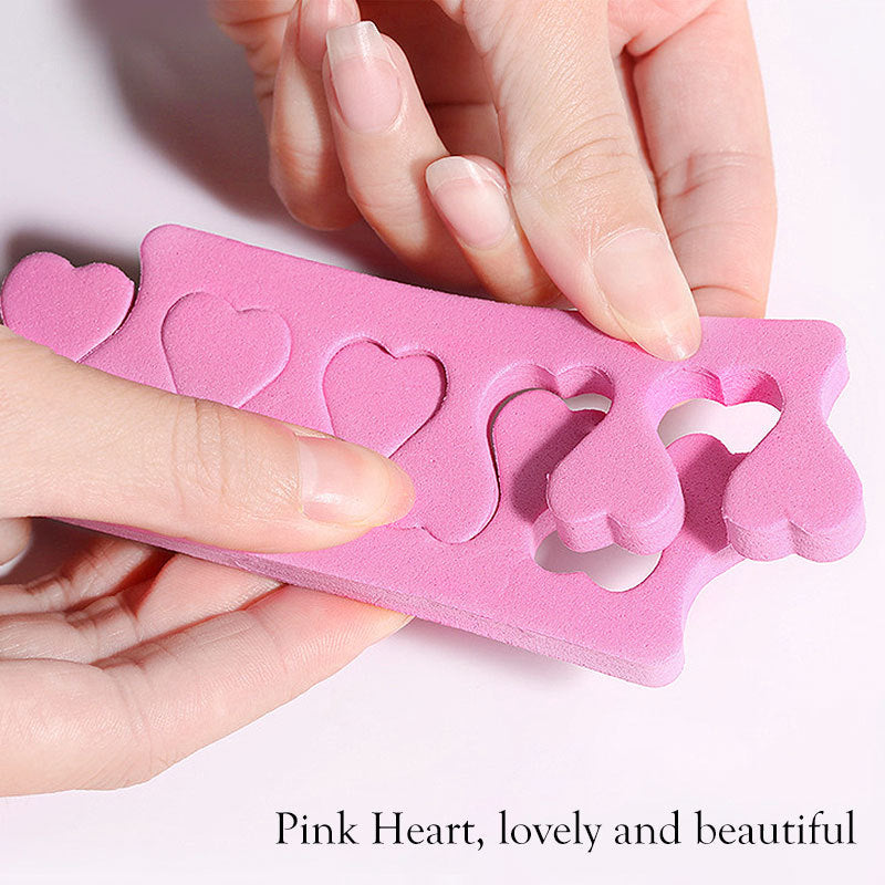20pcs Soft Foam Sponge Toe Separators Finger Dividers Soft Sponge Finger Divider Spacer Nail Art Manicure Pedicure Tools