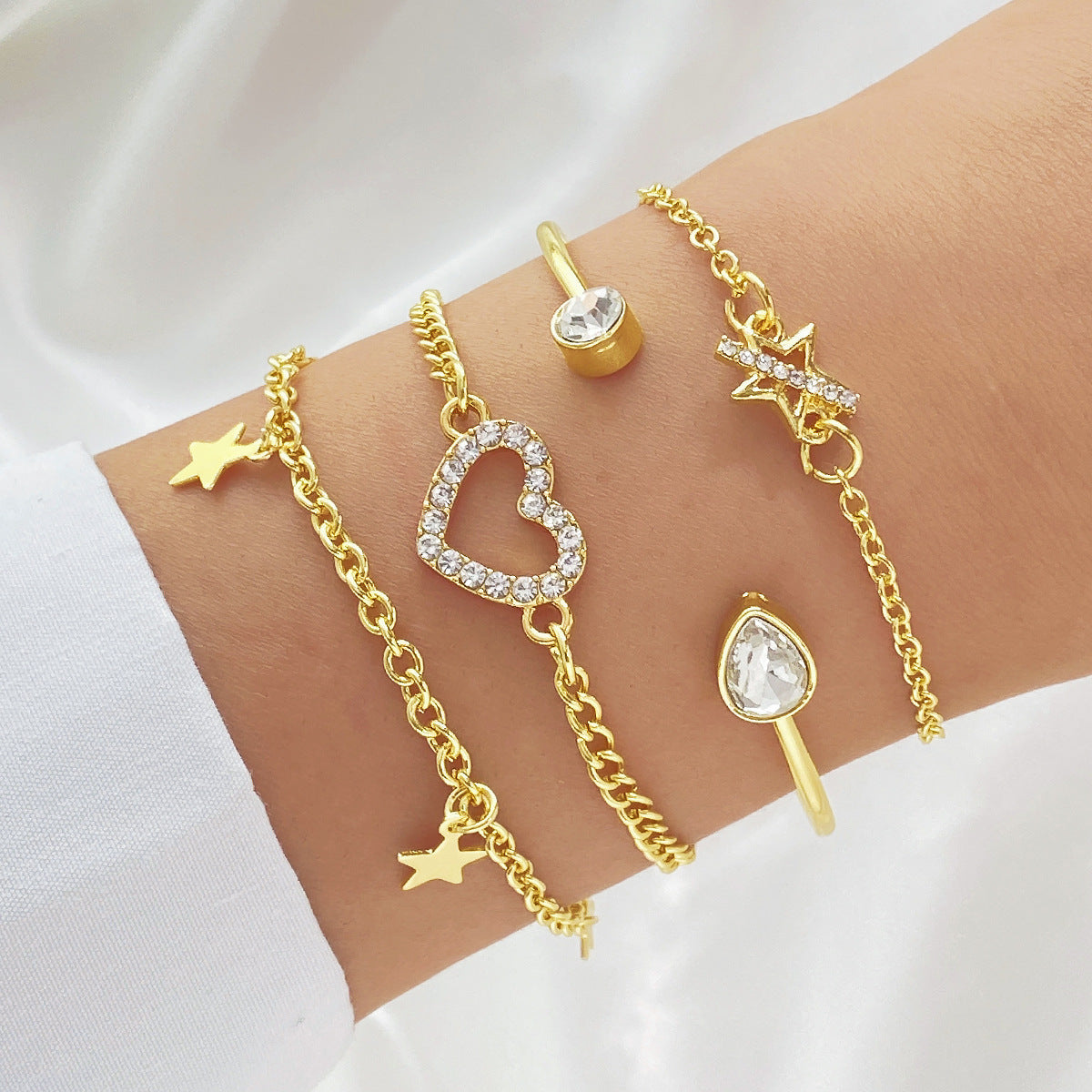 (Stainless)Set of 4 Bracelets (14 different sets)