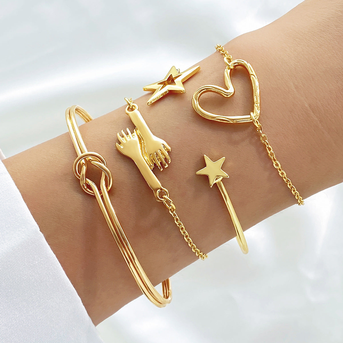 (Stainless)Set of 4 Bracelets (14 different sets)