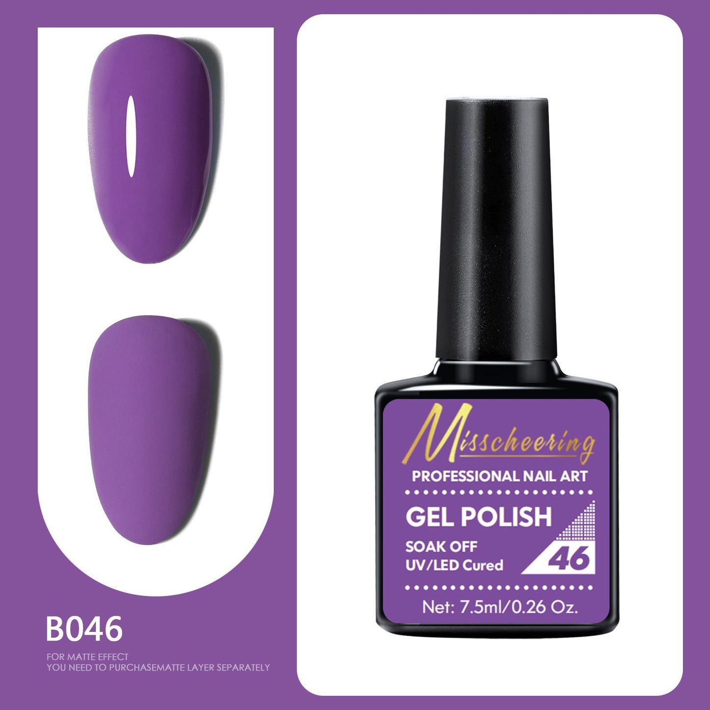 Professional Gel Nail Polish of 66 different color