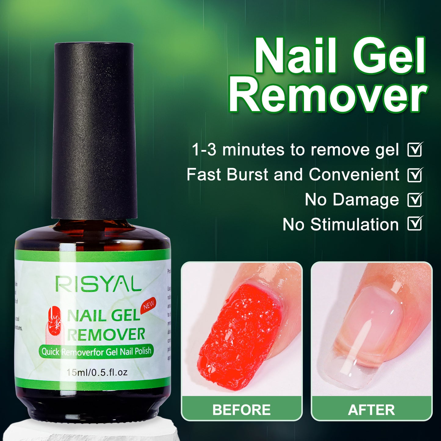 Gel Nail Polish Remover - Easy and Quick Gel Polish Remover