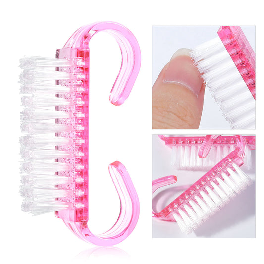 5PCS Nail Art Brush, Fingernail Cleaning Brush