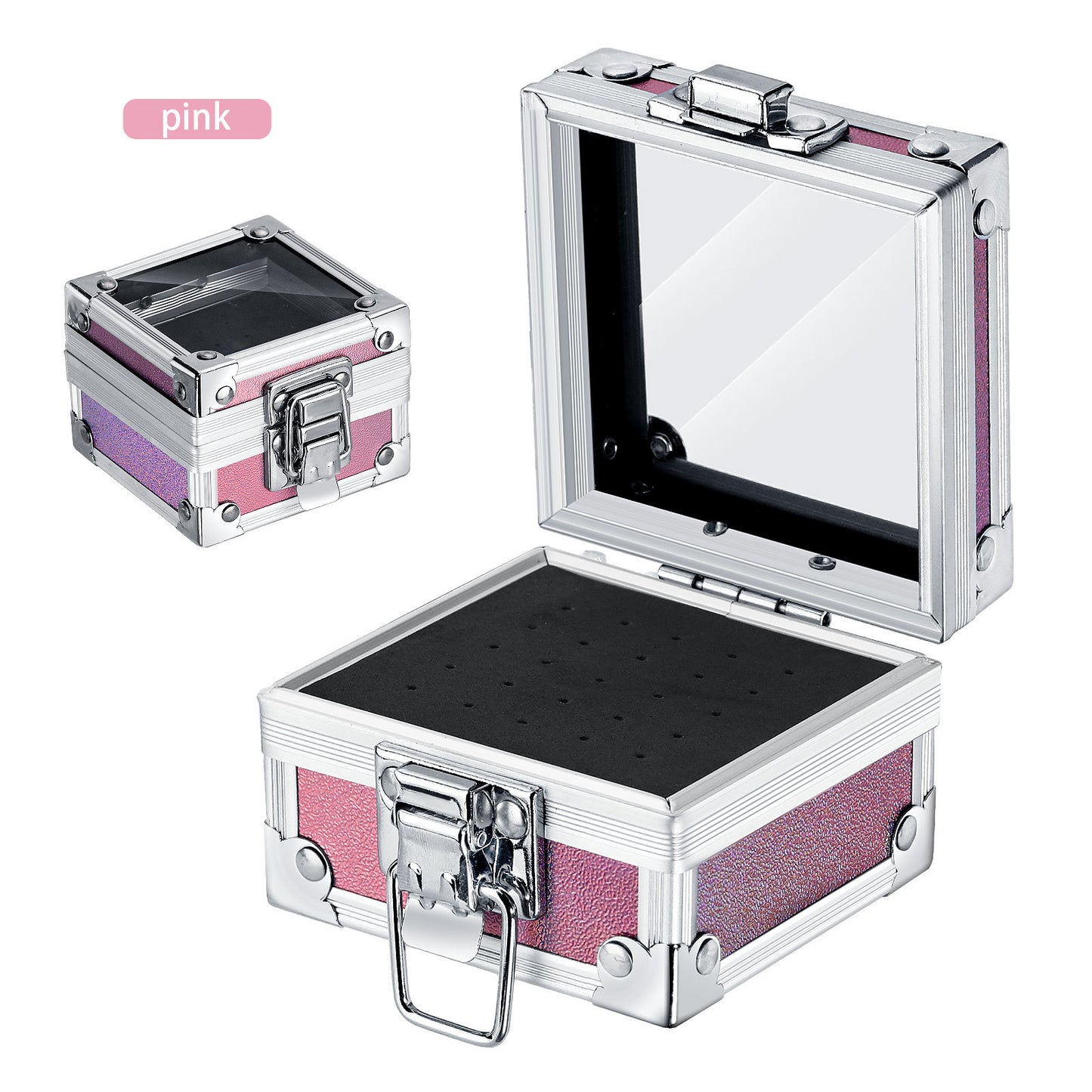 Nail Drill Bits Holder Case, 25 Holes Drills Organizer Container Dustproof Stand Displayer & Manicure Tools Storage Box