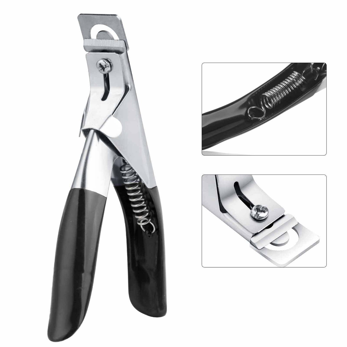 Cuticle Trimmer, Professional Nail Cuticle Cutter, Stainless Steel Cuticle Remover Nippers with Non-Slip silicone handle, Manicure Tools for Nail Care，Cuticle Clipper for nails Dead Skin.